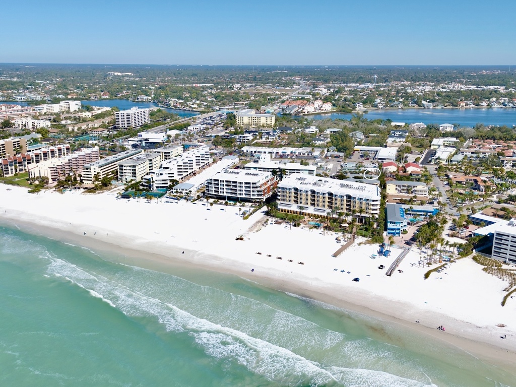 Aerial View - Sunset by Siesta Key Luxury Rental Properties