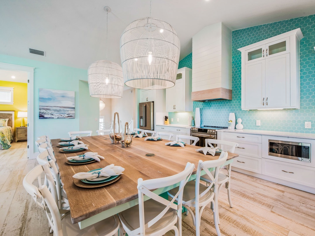 Large open kitchen