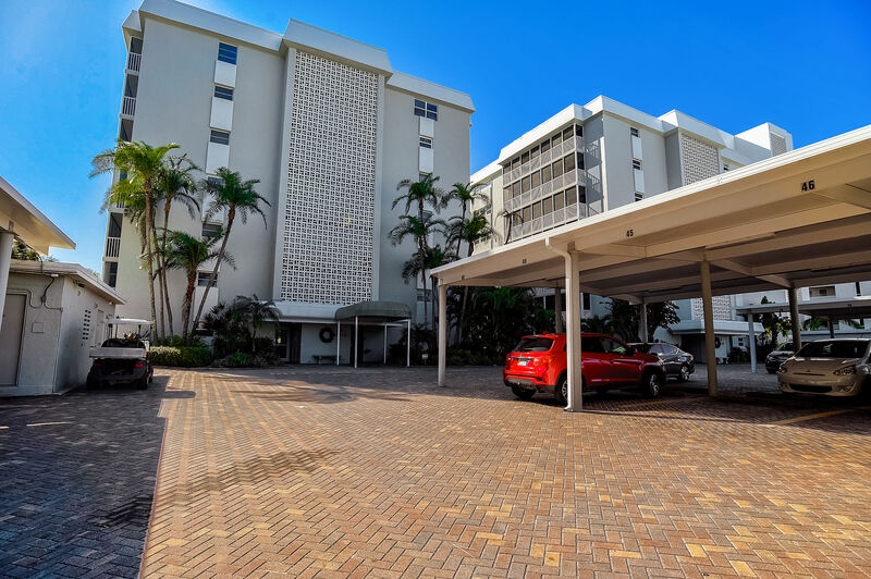 Secure guest parking area