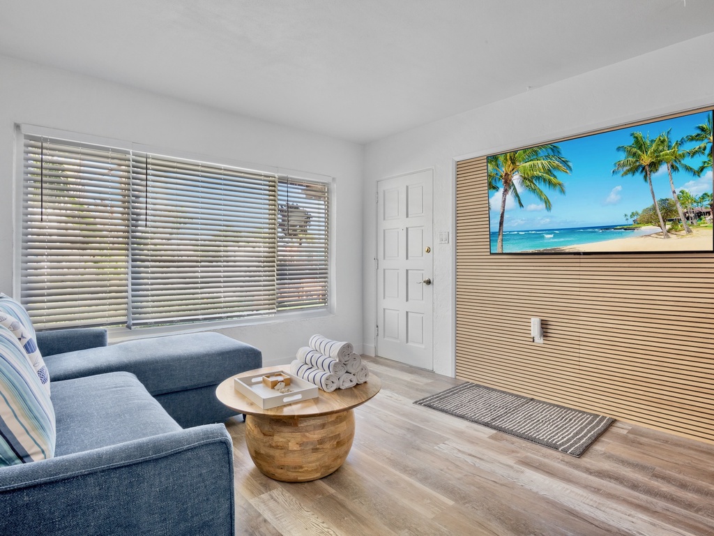 Living space with comfortable seating
