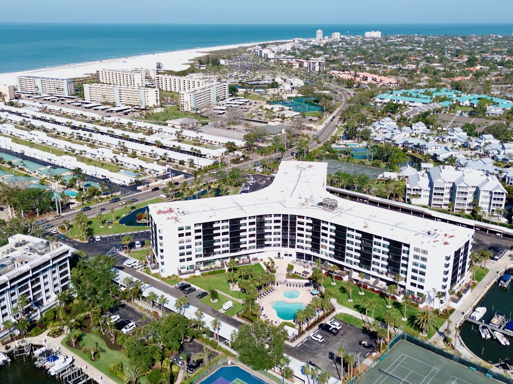 Aerial View - Harbor Towers 420 by Tropical Sands Accommodations