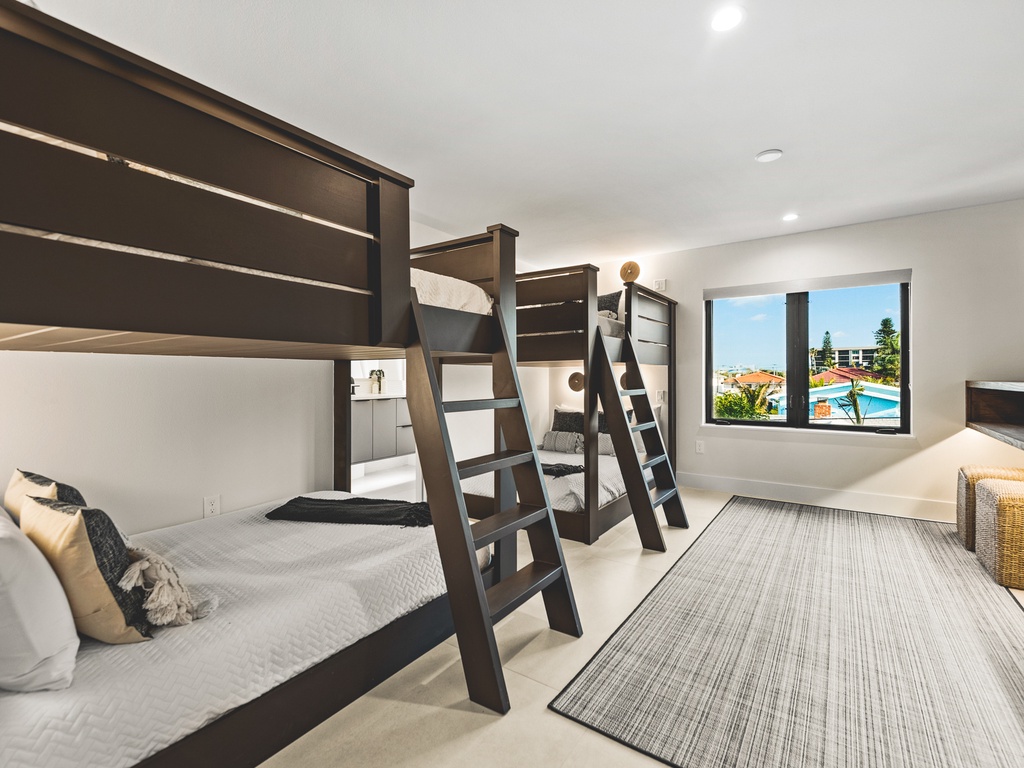 Fifth Bedroom, Two Full over Full Beds