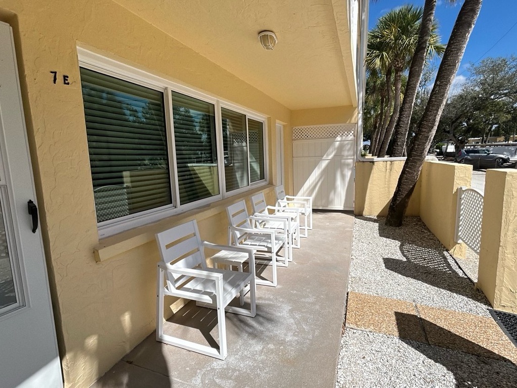 Outdoor seating