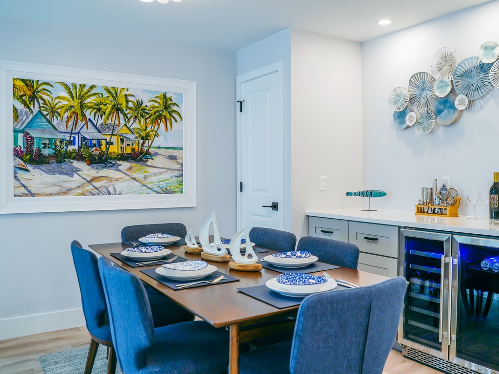 Dining table for six guests