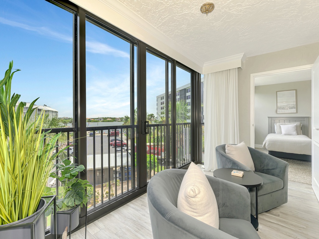 Seating with Backdrop views