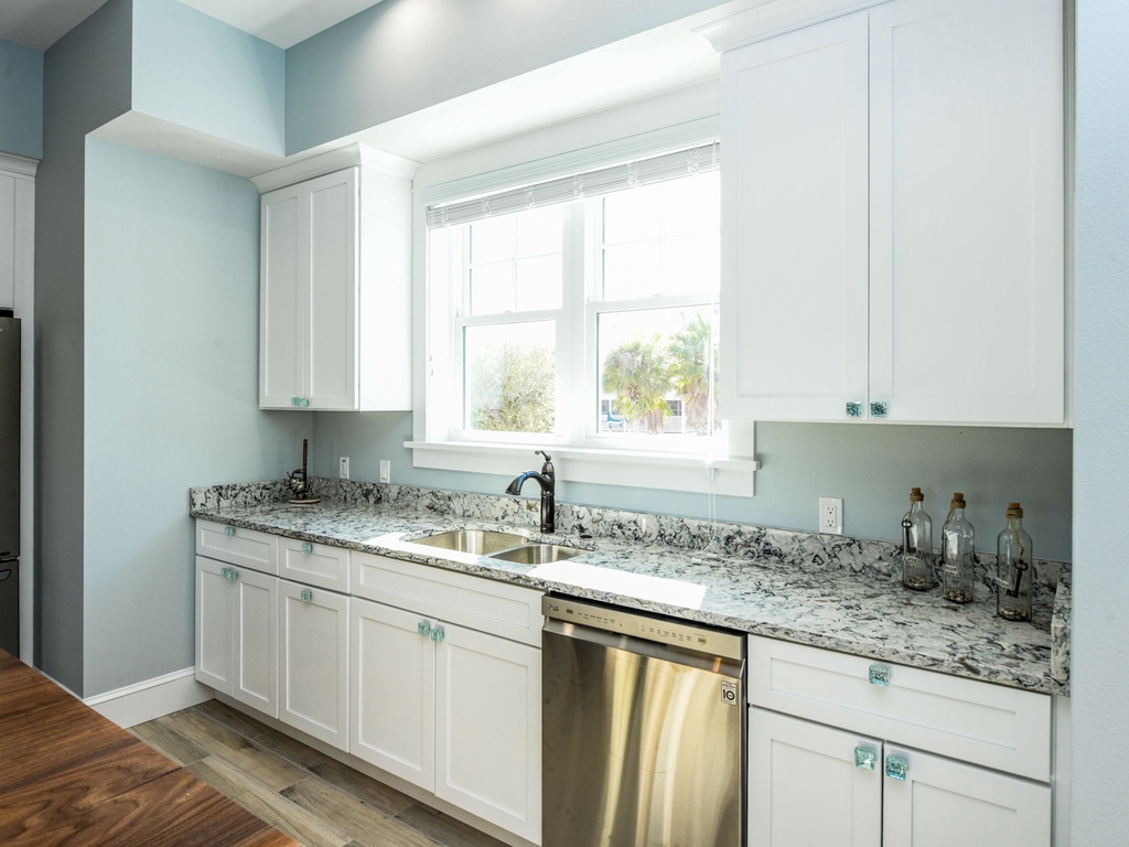 Kitchen sink/window to front yard