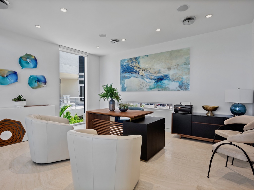 Office Area with comfortable seating