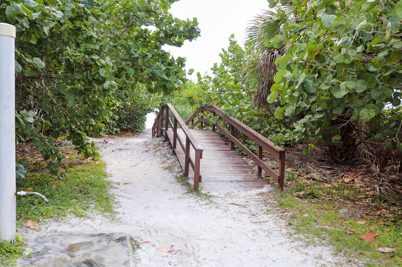 Steps away from the beach