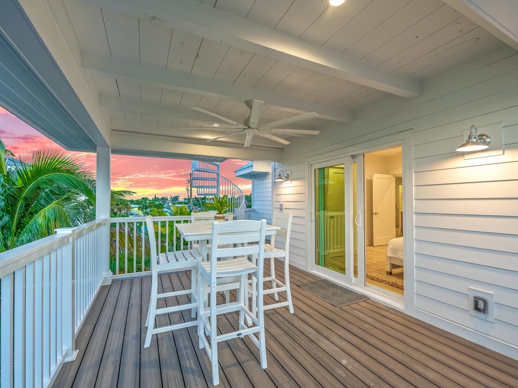 Balcony access from 2nd Bedroom