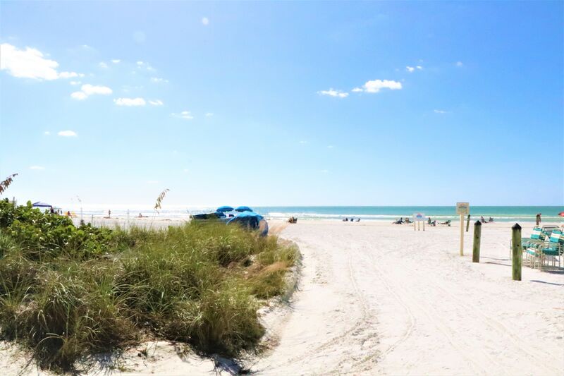 Just steps from the beach