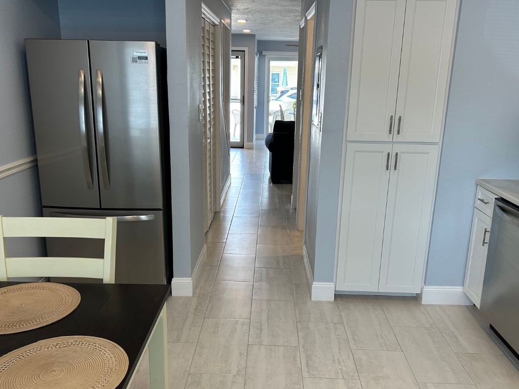 Hallway to living room