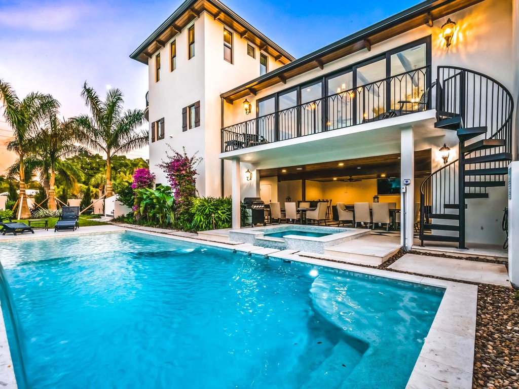 Pool Area and Balcony!