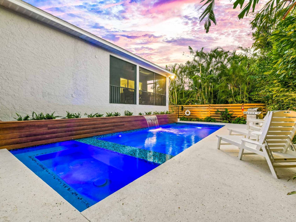 Pool at Dusk