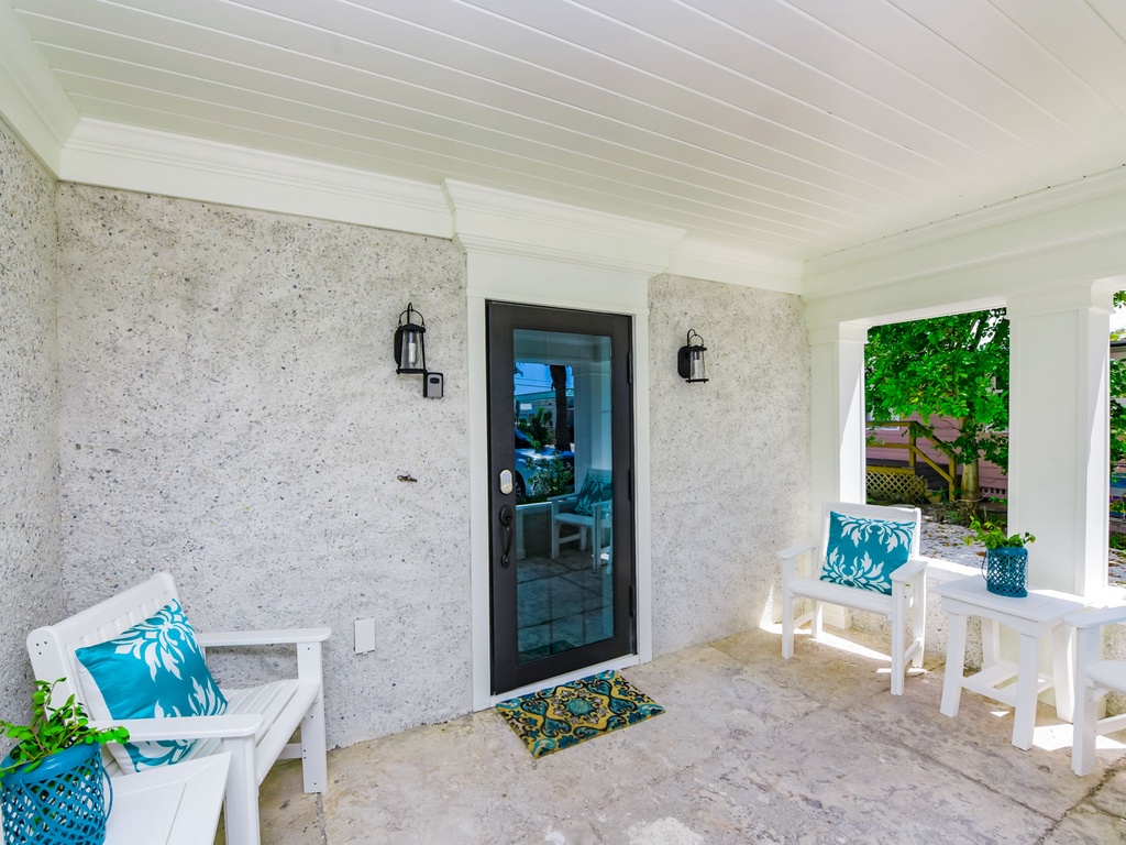 Covered Porch off the Kitchen