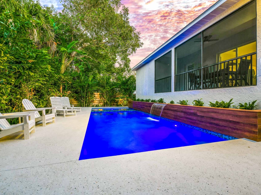 Pool at Dusk