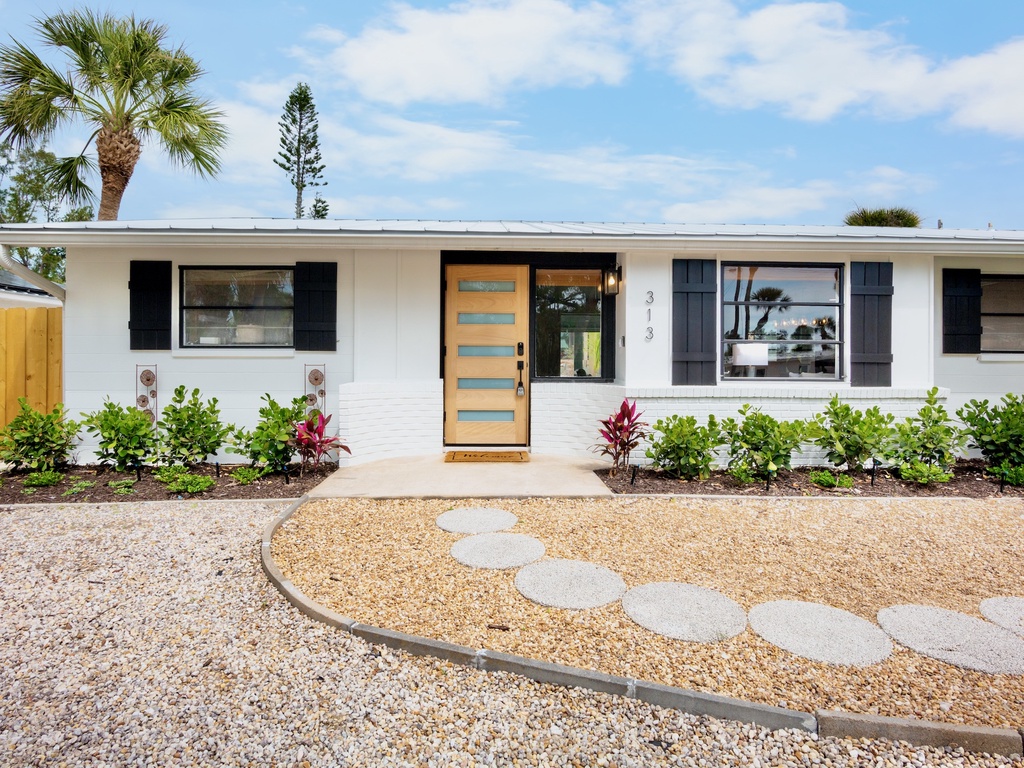 Welcoming house exterior