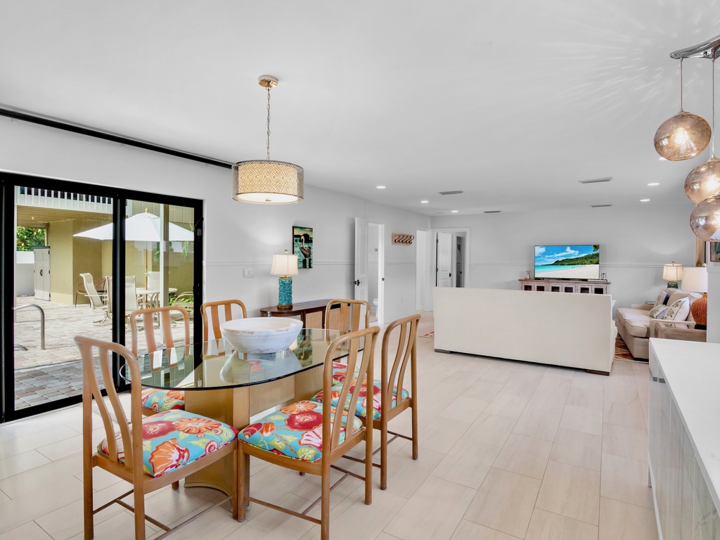 Primary Open Dining Area Connected to Living Space