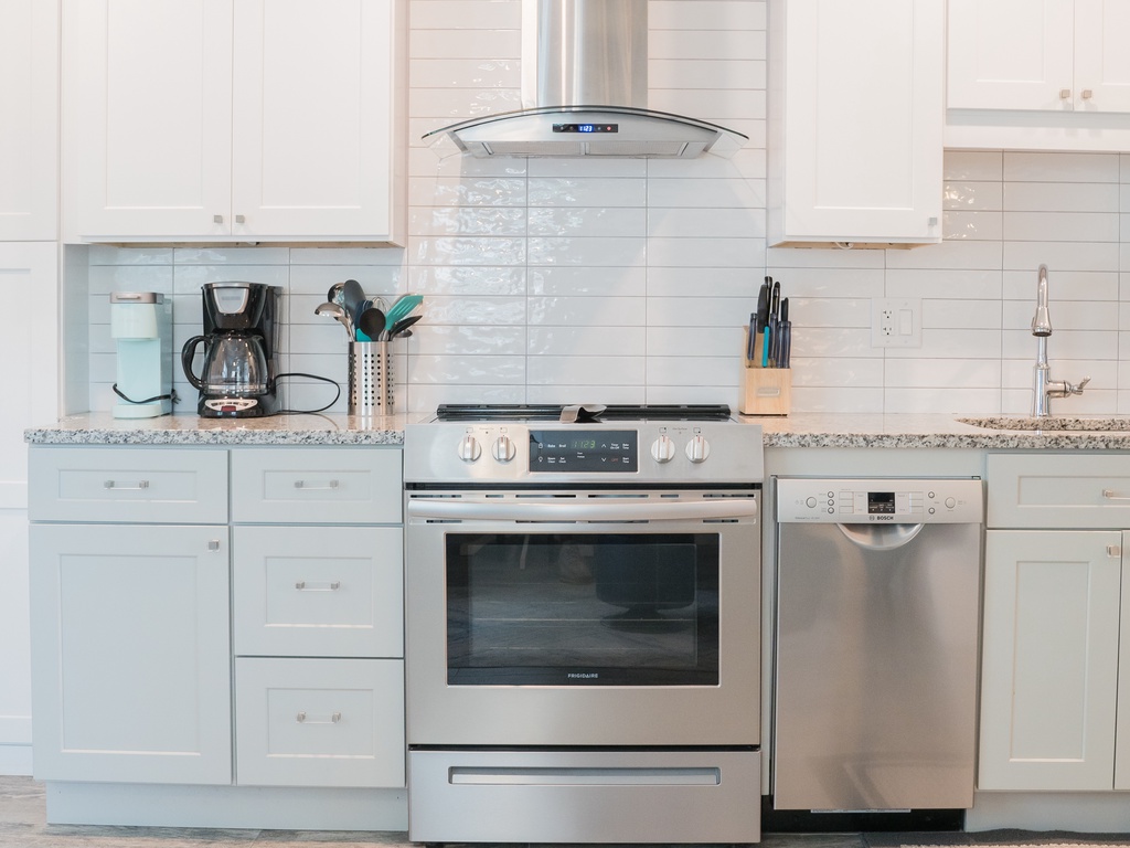 Modern kitchen with all appliances