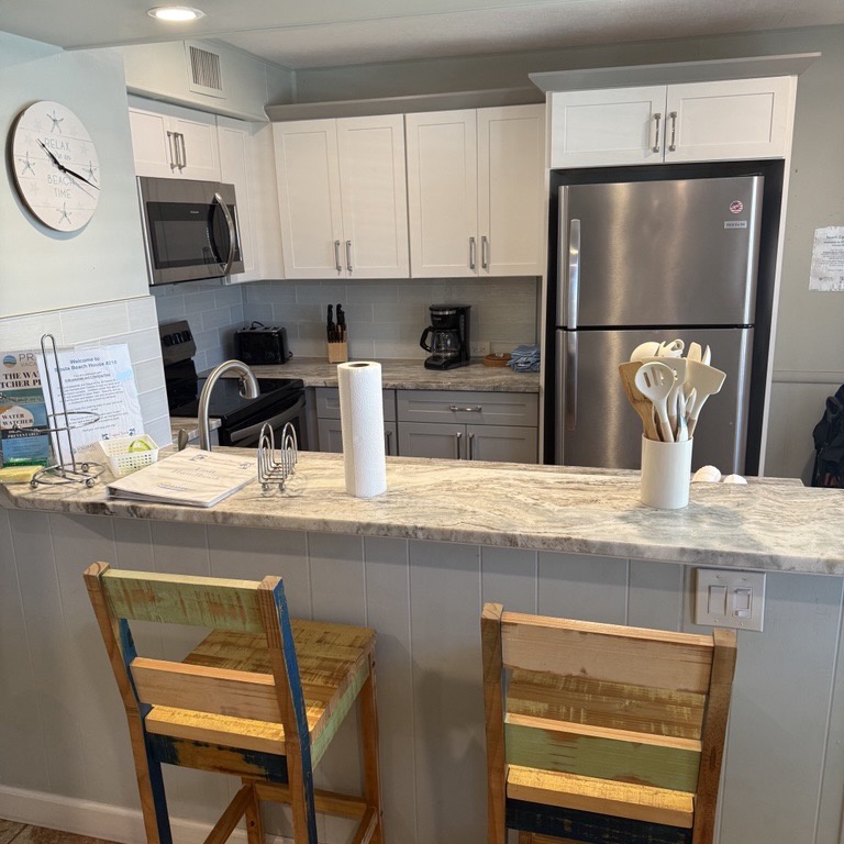 Modern kitchen with all appliances