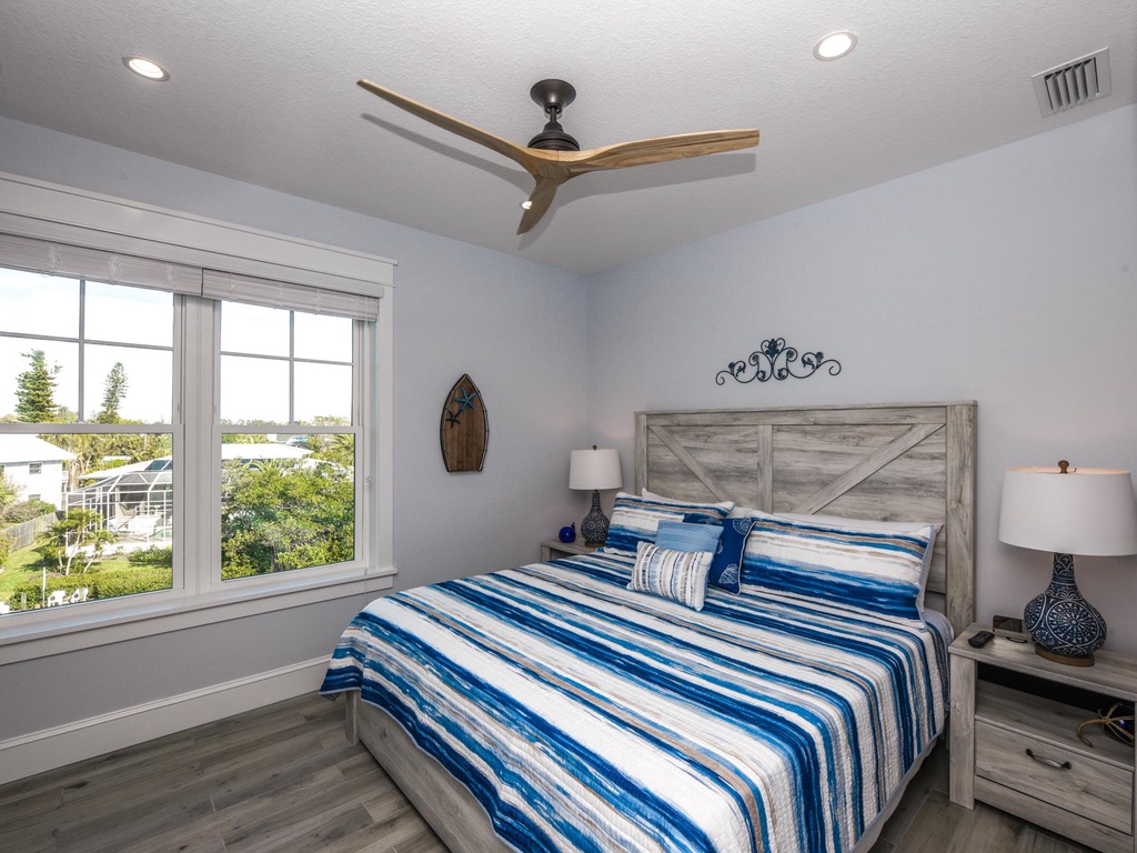 Second Bedroom, King with Balcony Access