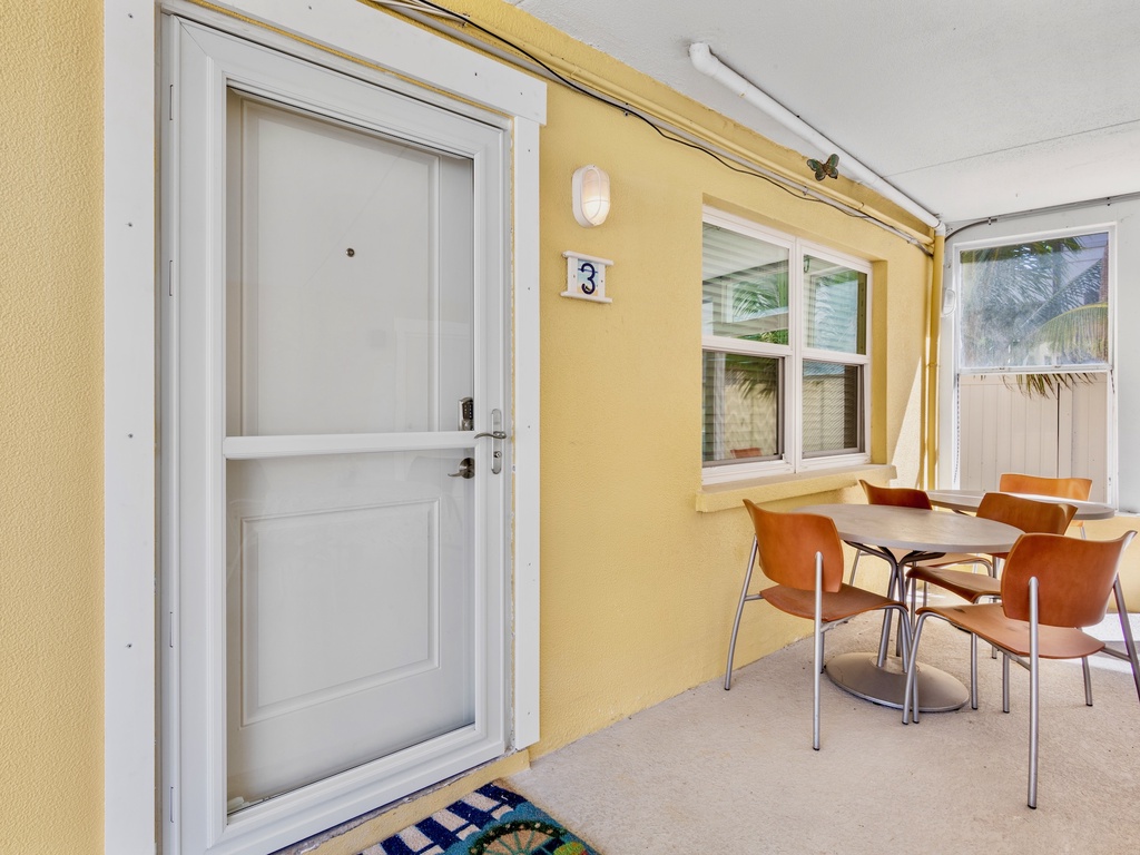 Welcoming front entrance