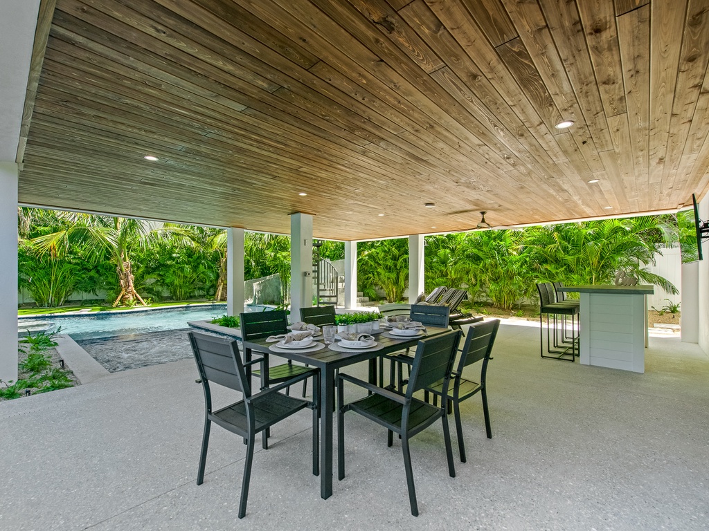 Poolside Dining Table