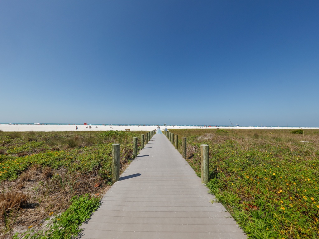 Pathway leading to the beach