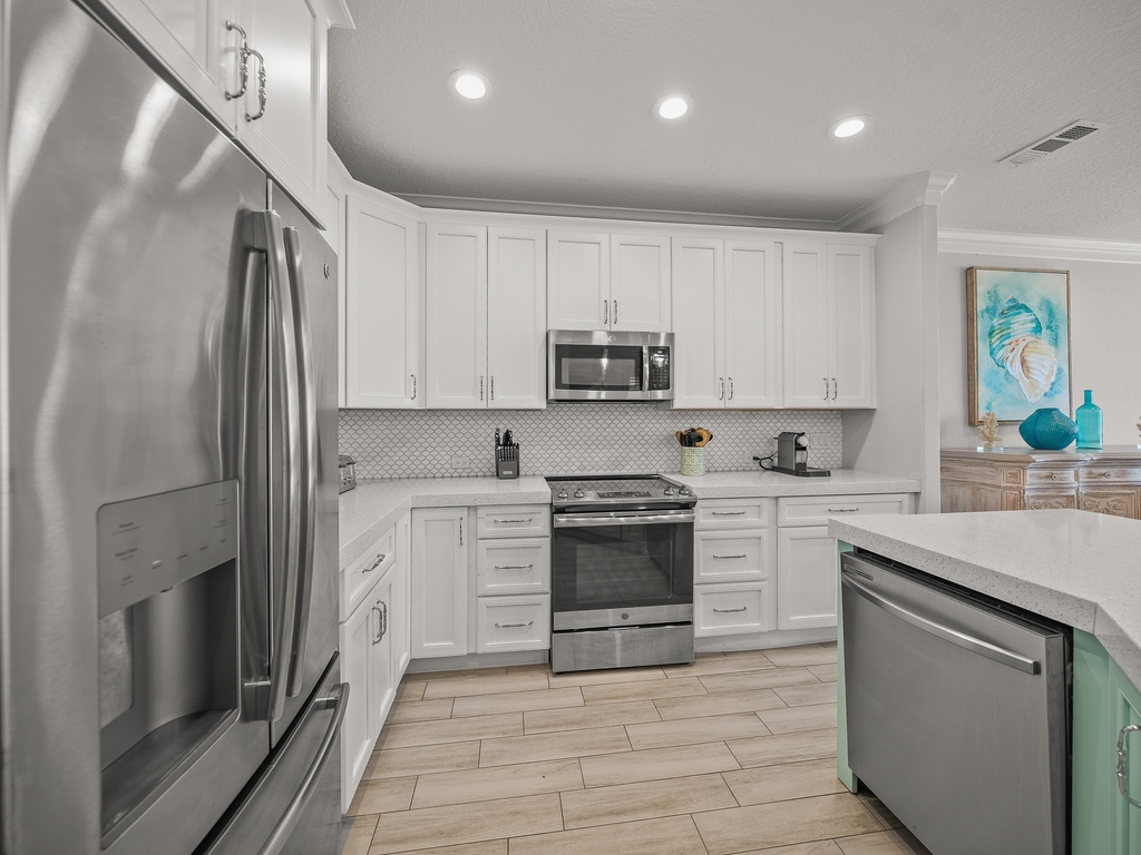 Modern kitchen with all appliances