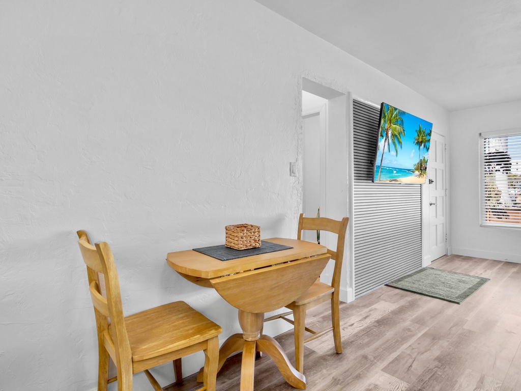 Dining table for shared meals