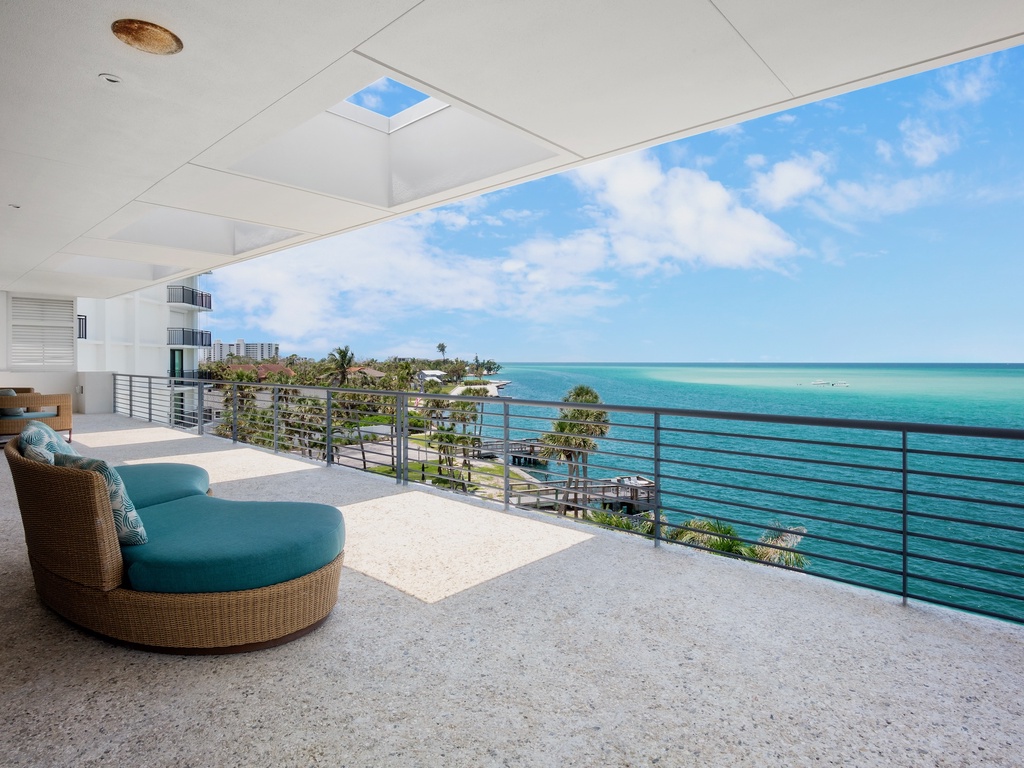 Stunning views from the Primary Bedroom, Balcony Seating Area