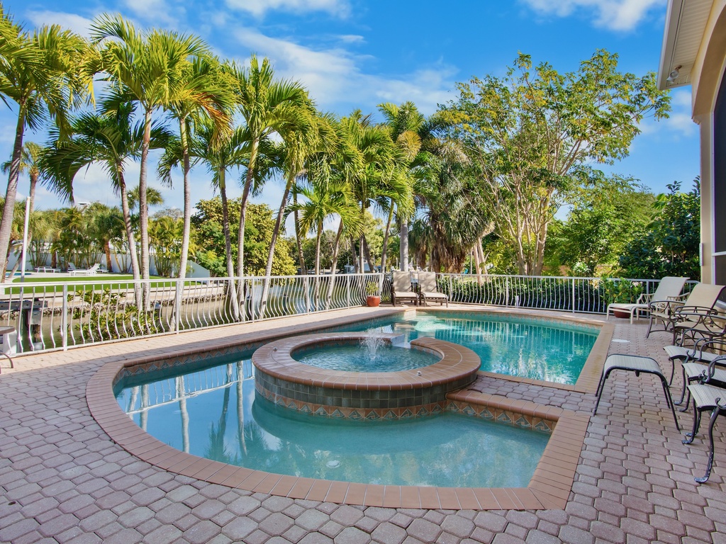 Private heated pool and in-ground spa