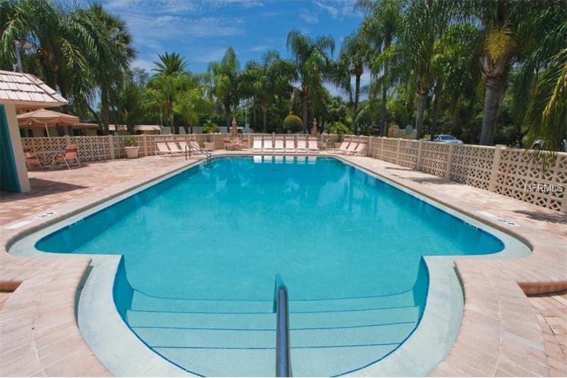 Shared heated pool