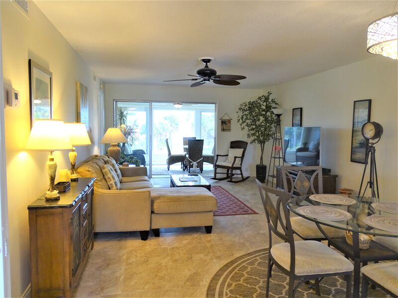 Open Living and Dining Space