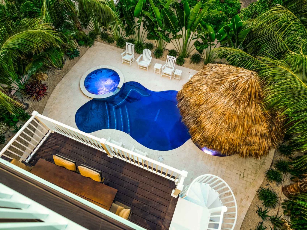 Aerial Pool View