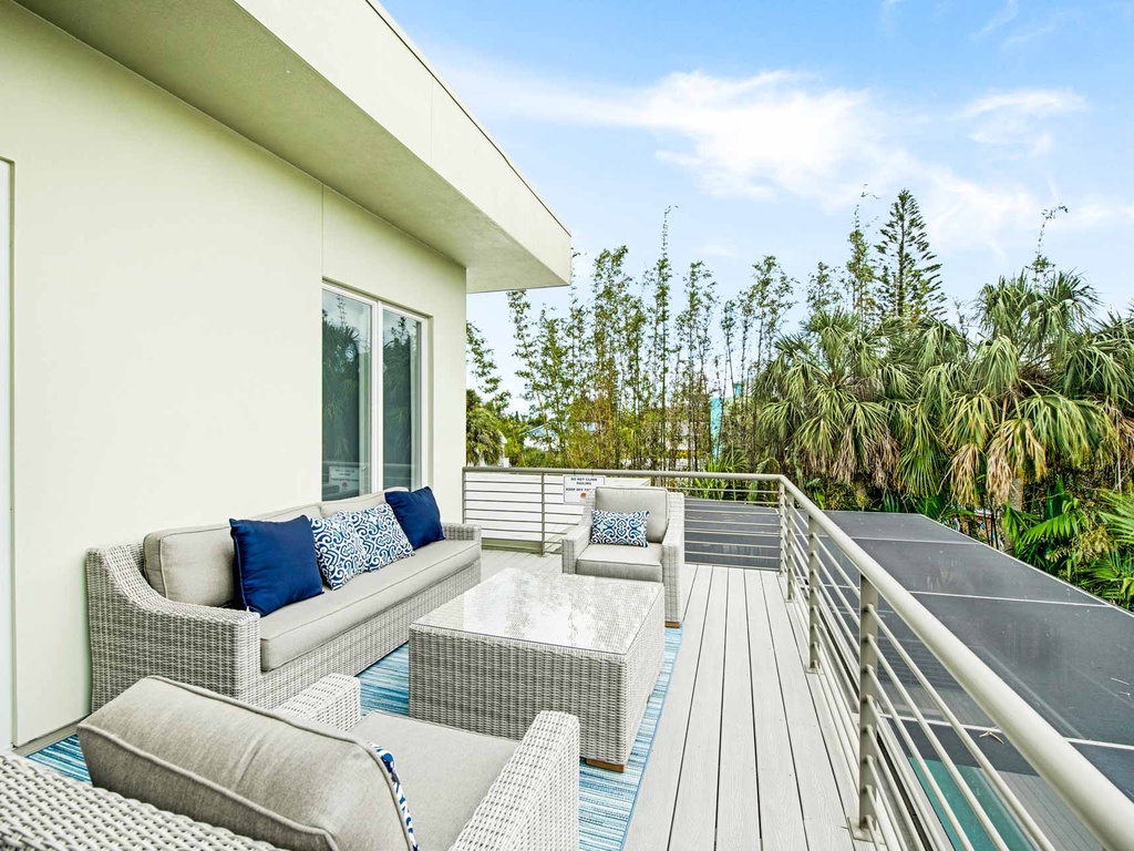 Balcony off Game Room
