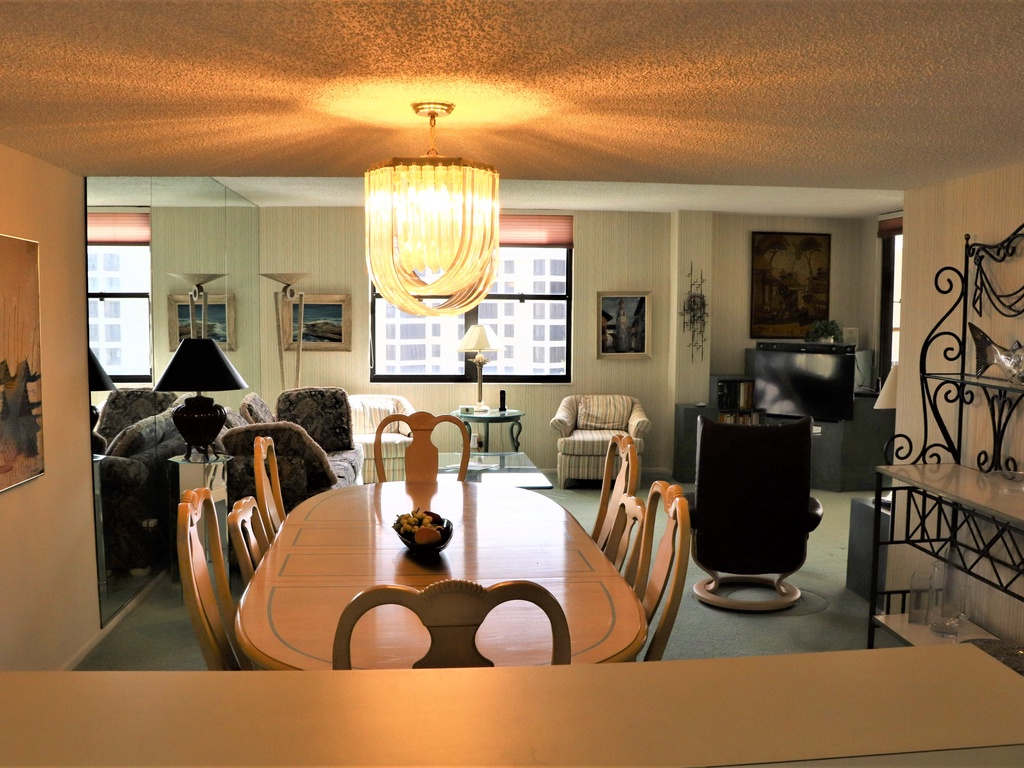 Kitchen View of Living Space