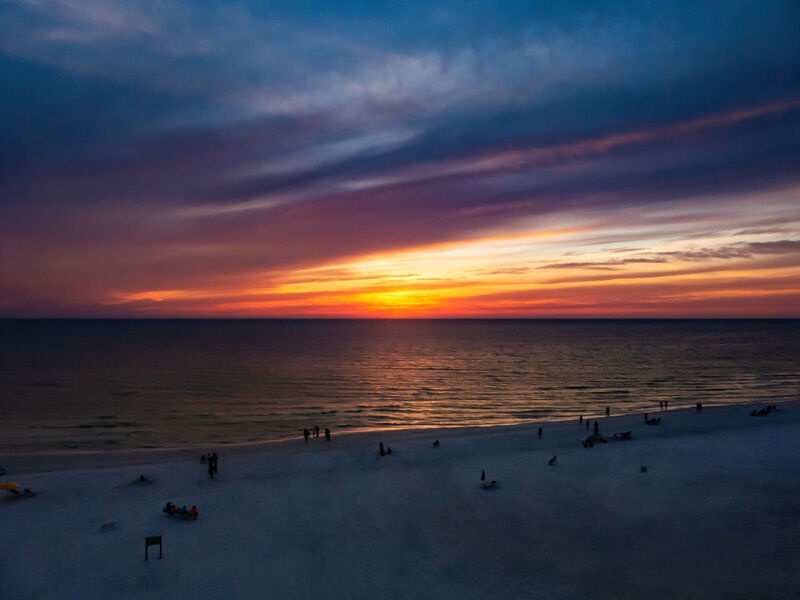 Stunning beach view from the condo