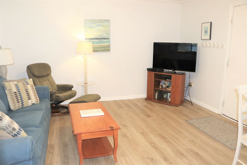 Living space with smart TV