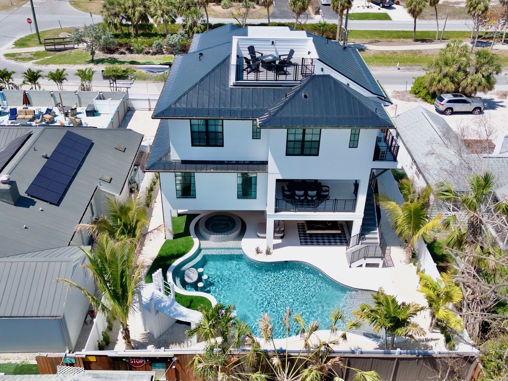 Aerial Backyard View