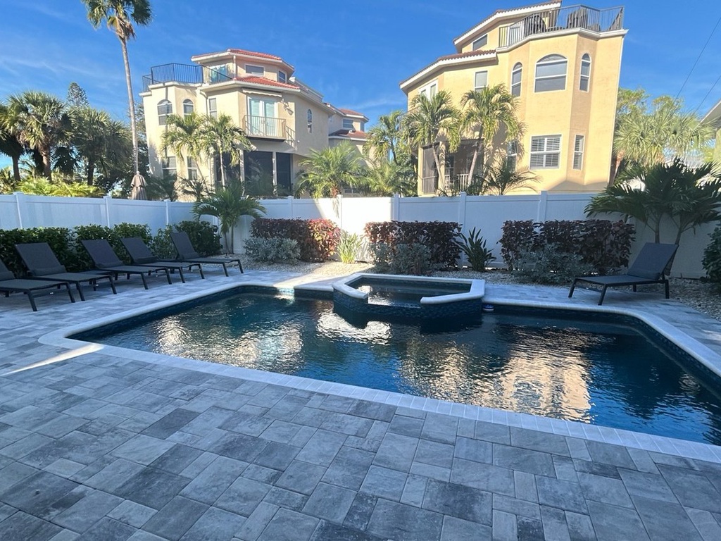 Changing Channels shared pool and spa