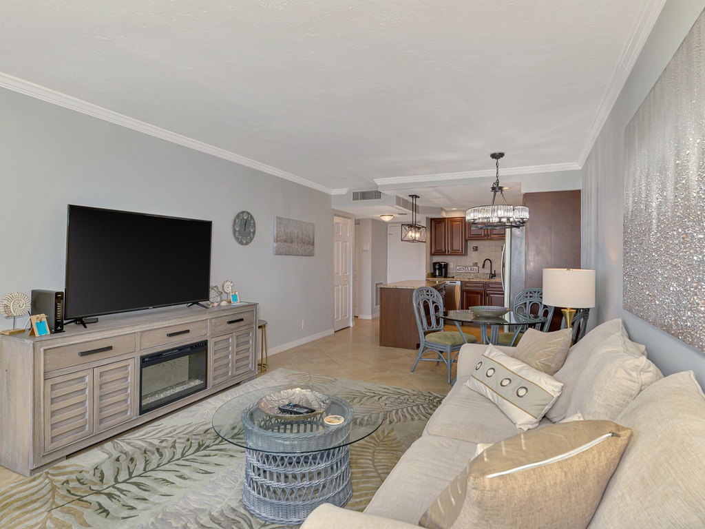 Living Area with TV