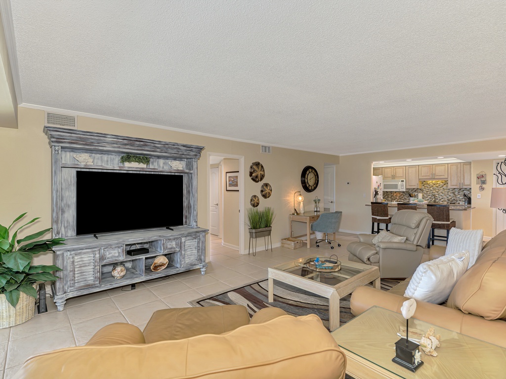 Living Room Seating and TV