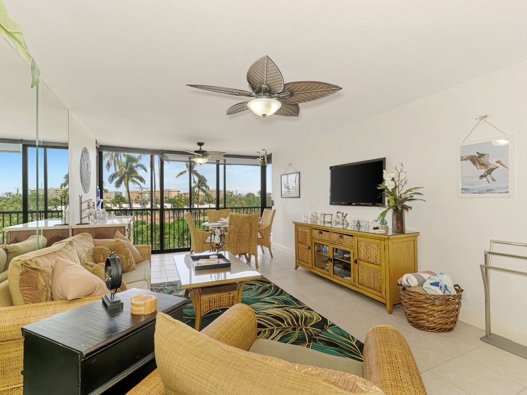 Living Area with TV