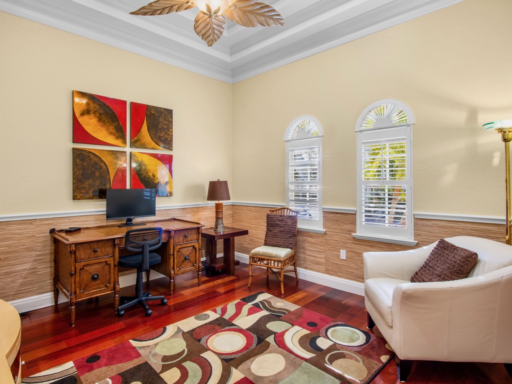 Private office with comfortable seating