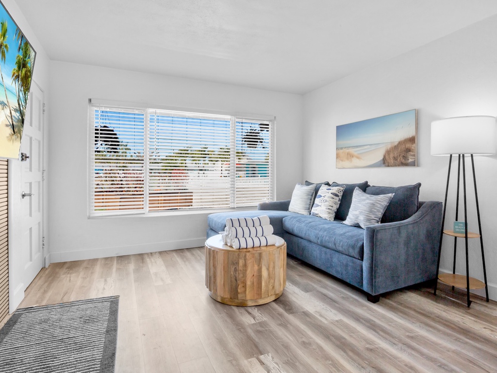 Living space with comfortable seating