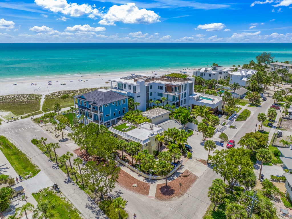 Aerial View - Casa Siesta by Siesta Key Luxury Rental Properties