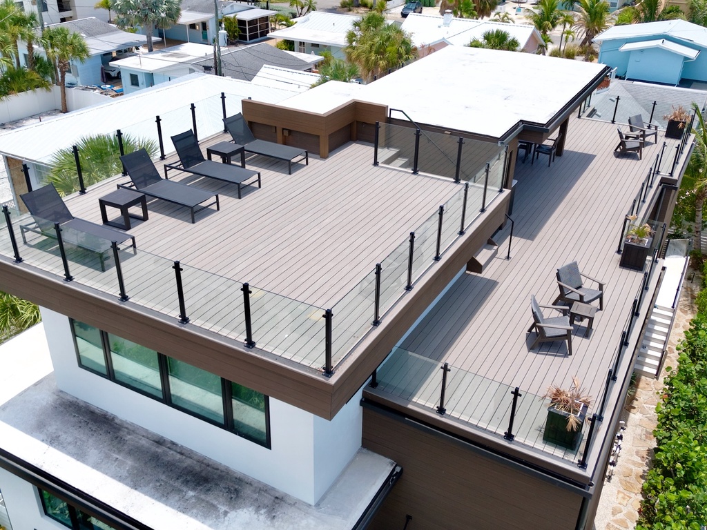 Rooftop Lounge with Sun Chairs