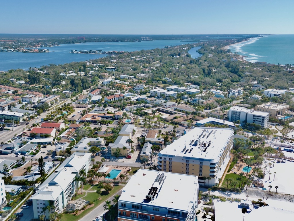 Aerial View - Sunset by Siesta Key Luxury Rental Properties