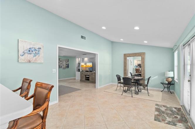 Open living space with comfortable seating