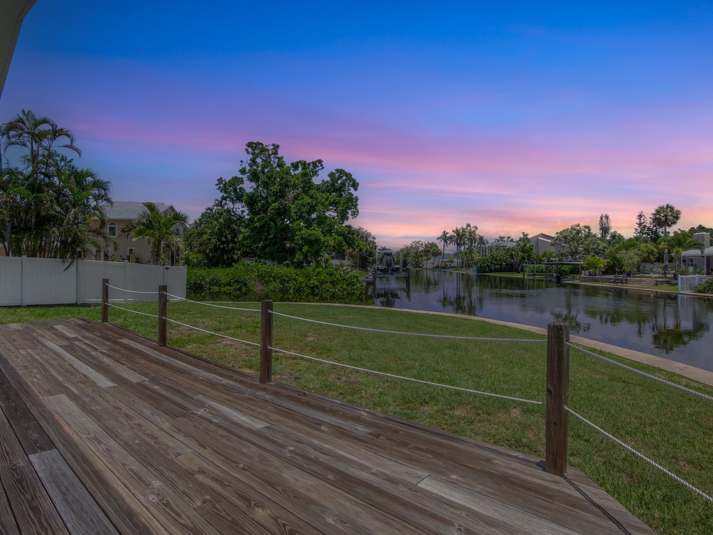 Canal Front Deck